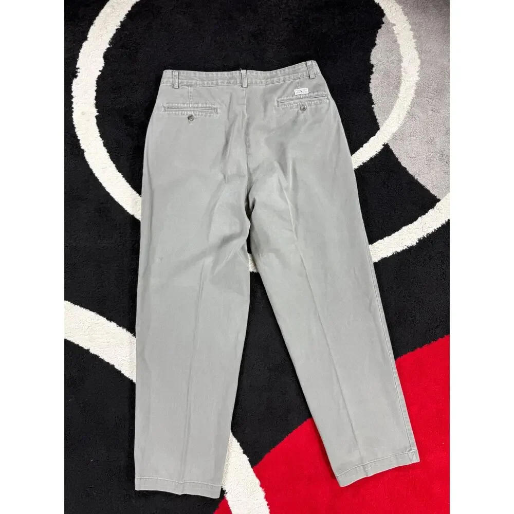 Polo Ralph Lauren Pants Mens 34x32 Andrew Pant Dark Green Chino Cotton Preppy